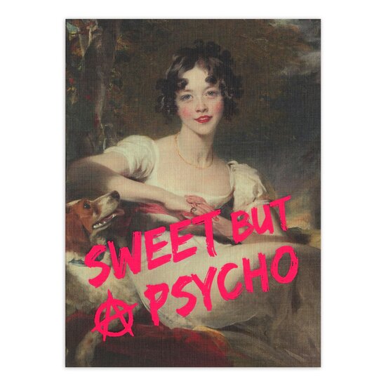 MP034 &ndash; Eclectic Selection Santoro - wenskaart Masterpieces - Sweet But A Psycho