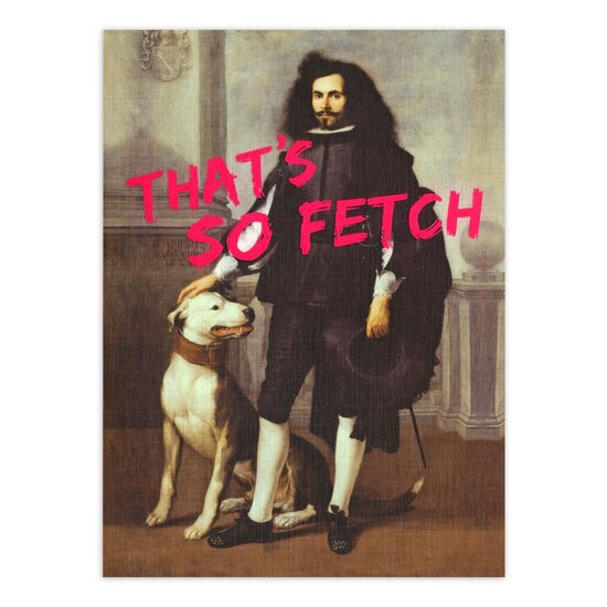 MP017 &ndash; Eclectic Selection Santoro - wenskaart Masterpieces - That&#039;s So Fetch