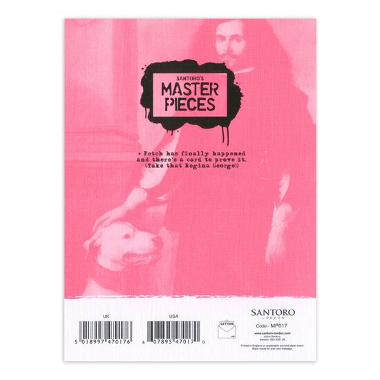 MP017 &ndash; Eclectic Selection Santoro - wenskaart Masterpieces - That&#039;s So Fetch