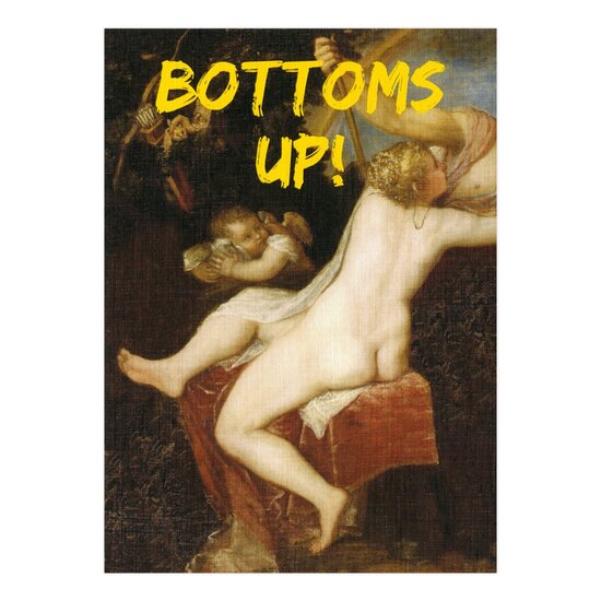 MP002 &ndash; Eclectic Selection Santoro - wenskaart Masterpieces - Bottoms Up!