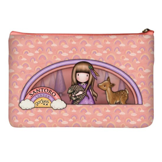 1128GJ05 - Gorjuss Be Kind -  etui met vak - Be Kind To All Creatures