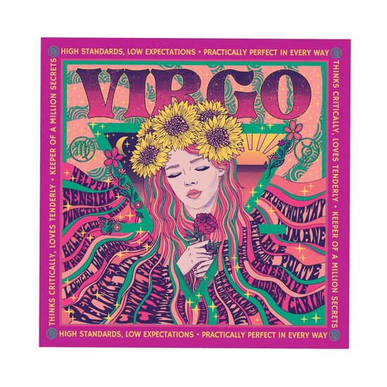 ZD06 - Zodiax wenskaart Santoro - Virgo (maagd)