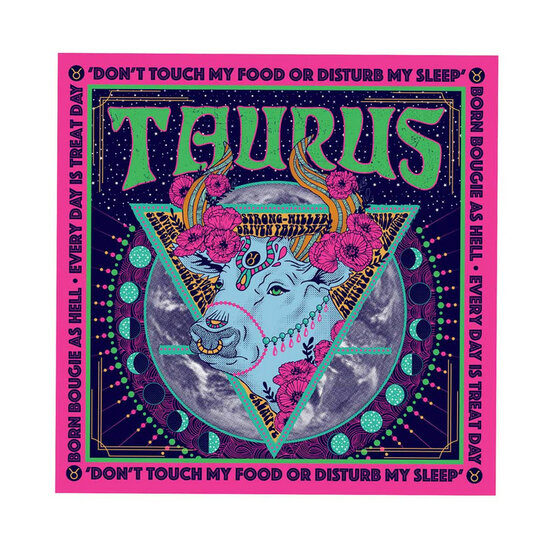 ZD02 - Zodiax wenskaart Santoro - Taurus (stier)