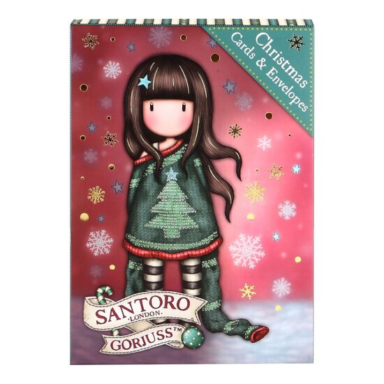 1195GJ01 - Gorjuss - set van 8 kerstkaarten - Cosy