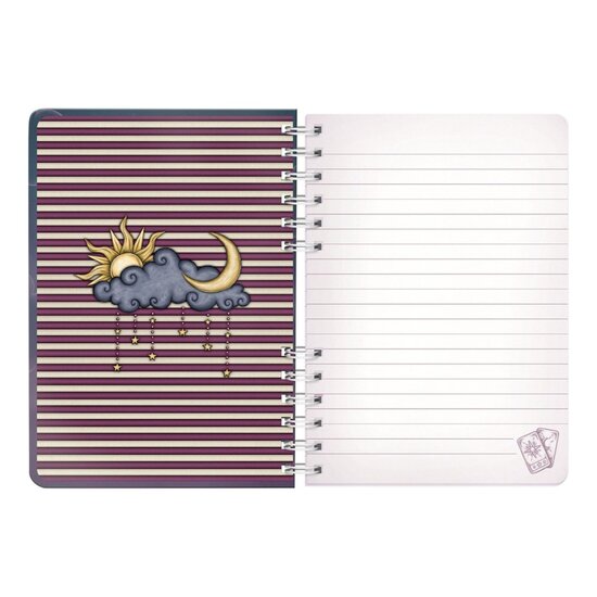 1258GJ01 - Gorjuss Whatever the Weather - notitieboek met spiraal - little storm cloud