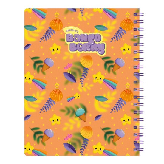 1287BB01 - Bangoberry - notitieboek met verdelers en bangobobs - Pally Panda