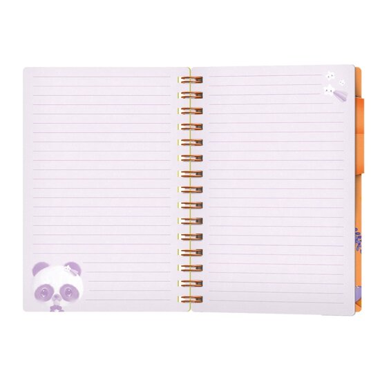 1309BB01 - Bangoberry - notitieboek met bangobobs - Pally Panda