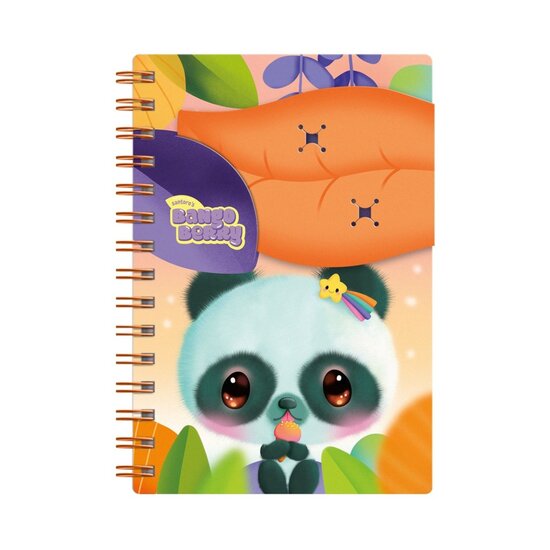 1309BB01 - Bangoberry - notitieboek met bangobobs - Pally Panda