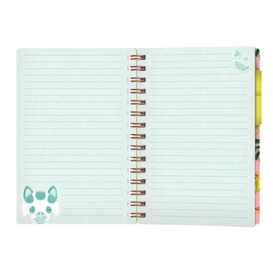 1309BB02 - Bangoberry - notitieboek met bangobobs - Piggy Pig