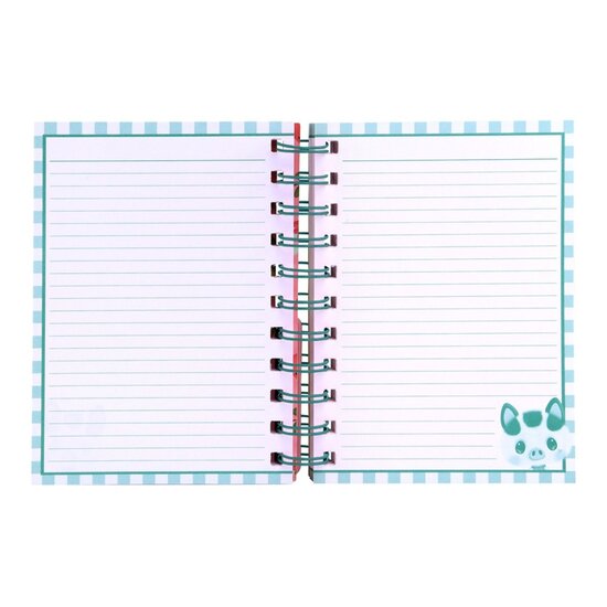 1285BB02 - Bangoberry - gelaagd notitieboek met spiraal - Piggy Pig