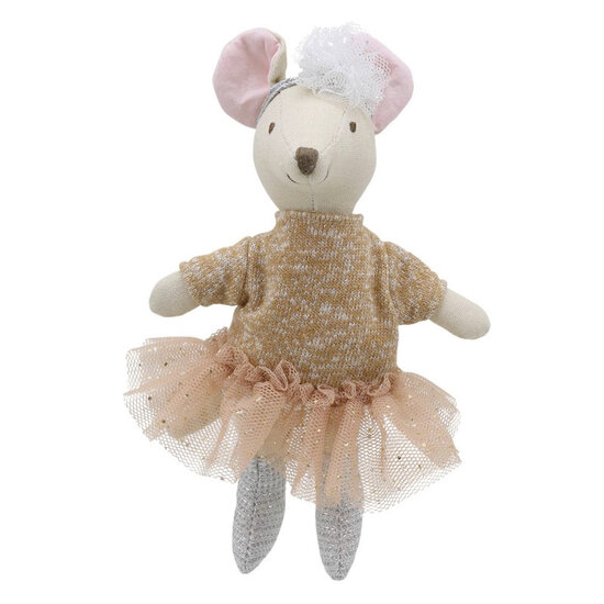 WB001509 muis - bronzen jurk - Wilberry Collectables