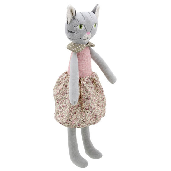 WB004433 Cat - Kat met jurk - Wilberry Friends