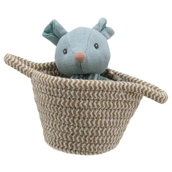 WB001806 Mouse - Muis - Wilberry Pets in Baskets