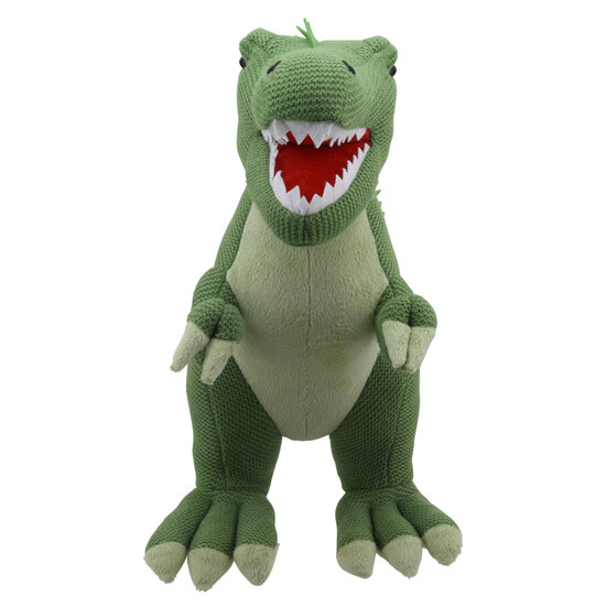 WB004340 T-rex groen large - Wilberry Knitted
