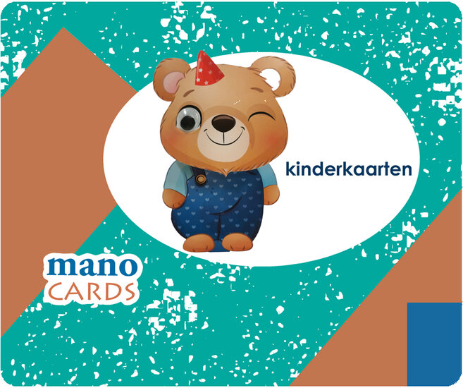 topkaart voor kaartenmolen - mano cards - kinderkaarten