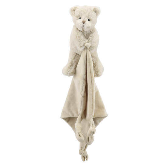 PC007601 My Puppet Comforter - Bear - Beer - vingerpop knuffeldoekje
