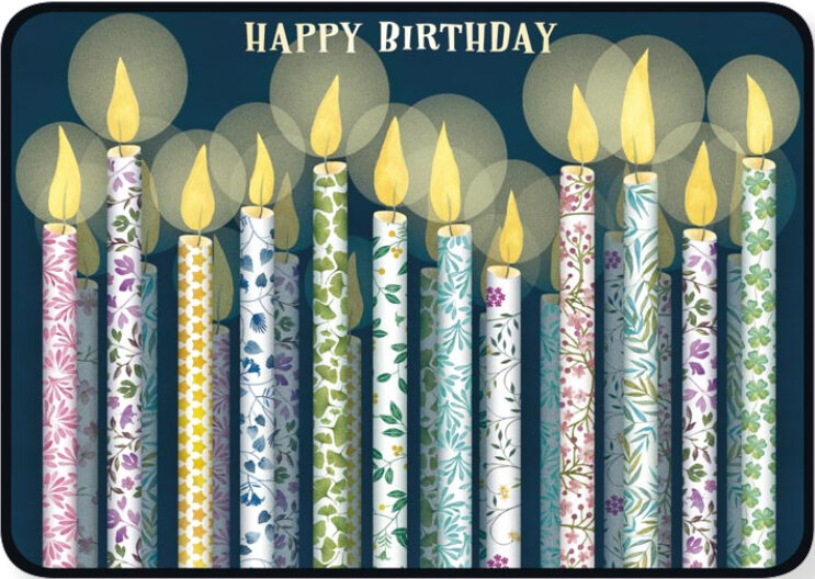 C040 MMM ansichtkaart - happy birthday