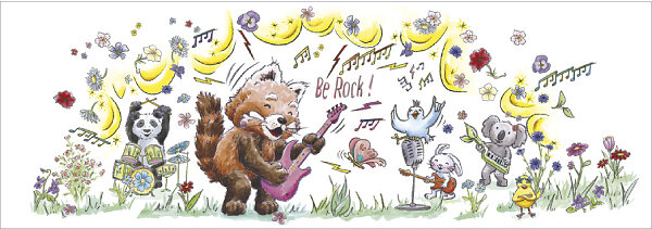 CT367 Cache-Cache uitklapbare kaart - rock&#039;n roll