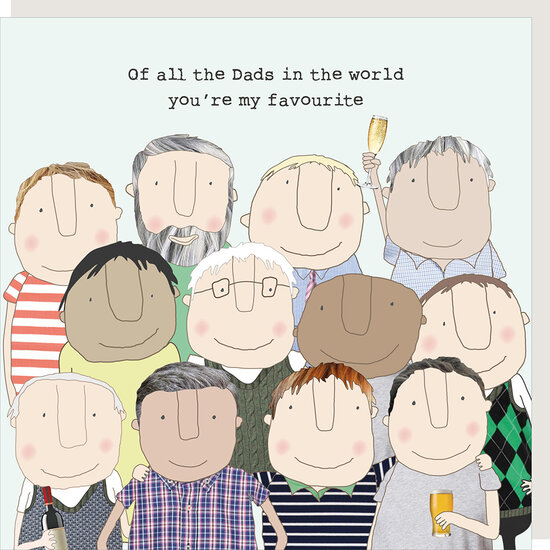 SSF013 &ndash; Rosie made a thing wenskaart - of all the dads in the world you&#039;re my favourite