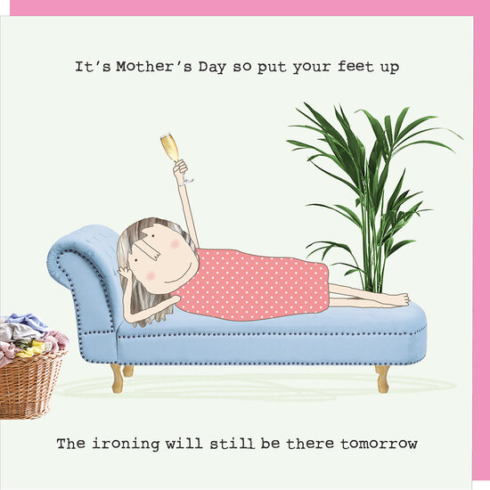 SSM008 &ndash; Rosie made a thing moederdagkaart - it&#039;s mother&#039;s day so put your feet up
