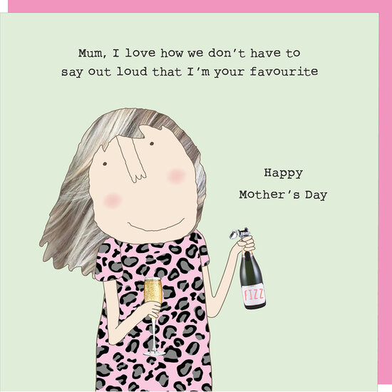 SSM009 &ndash; Rosie made a thing moederdagkaart - mum, I love how we don&#039;t have to say out loud that I&#039;m your favourite
