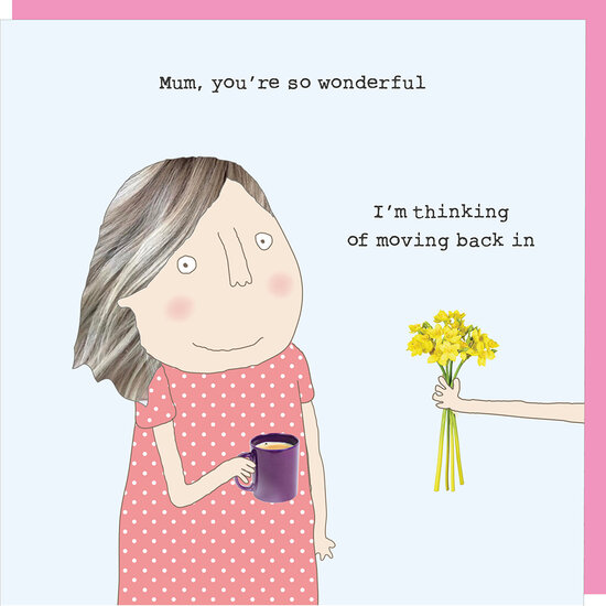 SSM010 &ndash; Rosie made a thing wenskaart - mum, you&#039;re so wonderful