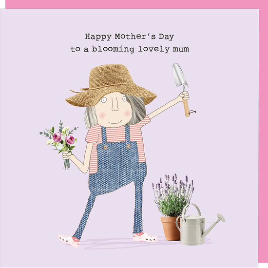 SSM011 &ndash; Rosie made a thing moederdagkaart - happy mother&#039;s day to a blooming lovely mum