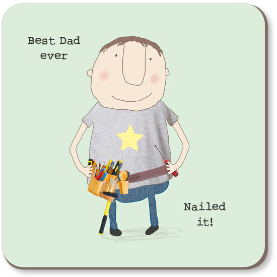 CST098 &ndash; Rosie made a thing onderzetter - nailed it coaster