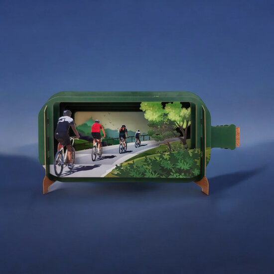 MIB304 Message in a Bottle kaart - fietsen