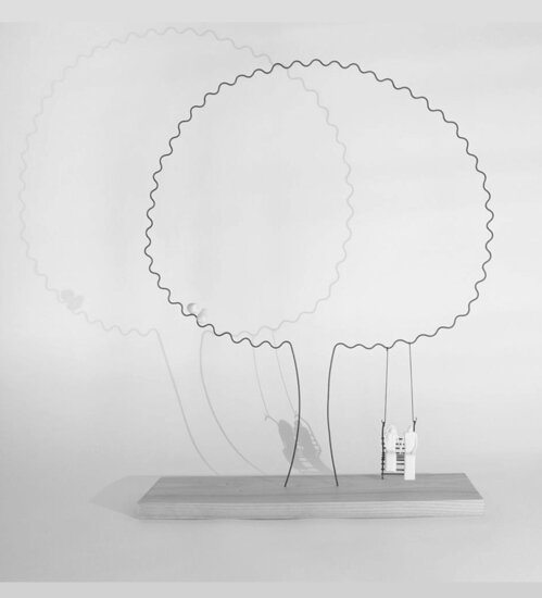 Sculptuur Laurent Tr&eacute;bout - we hebben de tijd - nous avons le temps