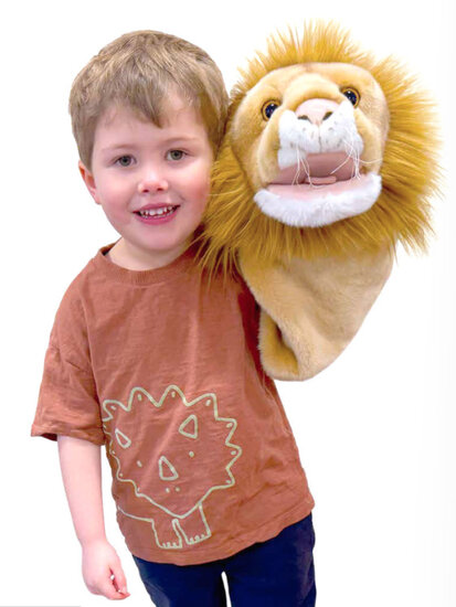 PC004811 Jumbo Friends Tijger - handpop