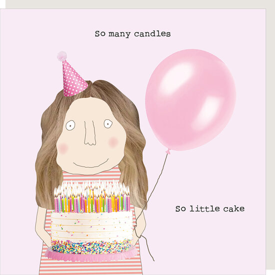 GF572 &ndash; Rosie made a thing wenskaart - little cake