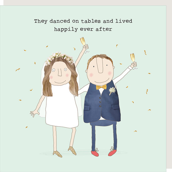 GF587 &ndash; Rosie made a thing wenskaart - happily ever after