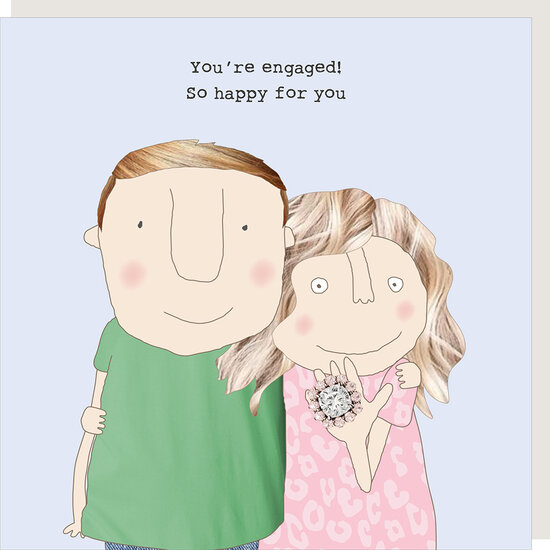 GF588 &ndash; Rosie made a thing wenskaart - engaged