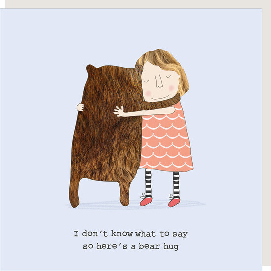 GF591 &ndash; Rosie made a thing wenskaart - bear hug