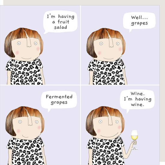 BB072 &ndash; Rosie made a thing wenskaart - fruit salad
