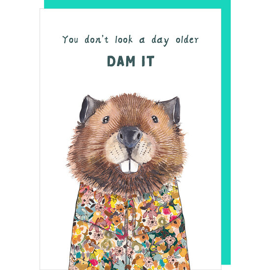 TT019 &ndash; Rosie made a thing - Tipp Top wenskaart - dam it