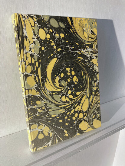 Luxe notitieboek gemarmerde omslag - A5 - design C1 