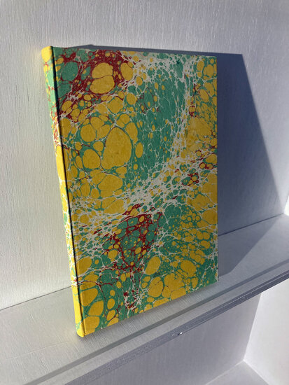 Luxe notitieboek gemarmerde omslag - A5 - design T1