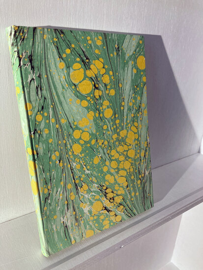 Luxe notitieboek gemarmerde omslag - A5 - design A1