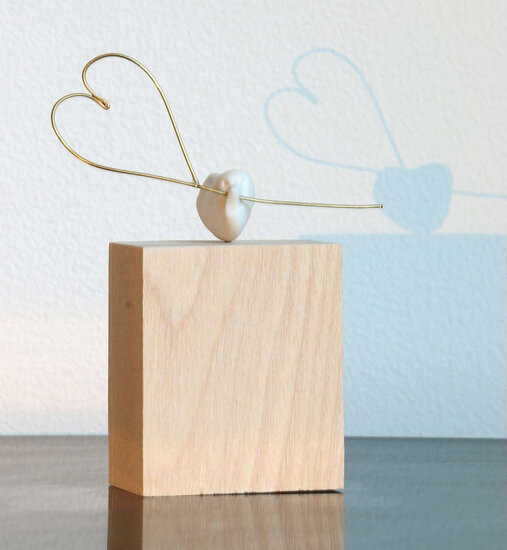 Sculptuur Laurent Tr&eacute;bout - voor jou - pour toi