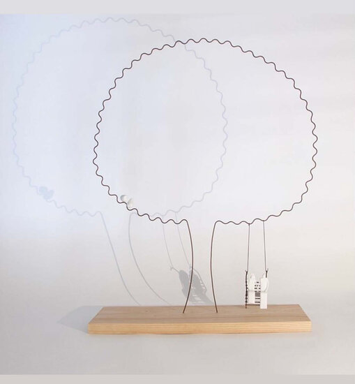 Sculptuur Laurent Tr&eacute;bout - we hebben de tijd - nous avons le temps