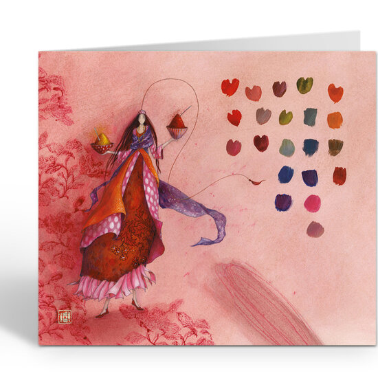 QB23903 wenskaart gaelle boissonnard - specerijen | Mano cards groothandel