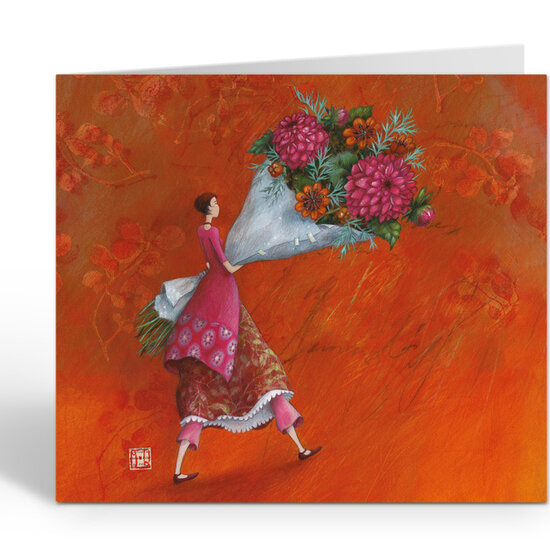 QB23905 wenskaart gaelle boissonnard - einde van de zomer