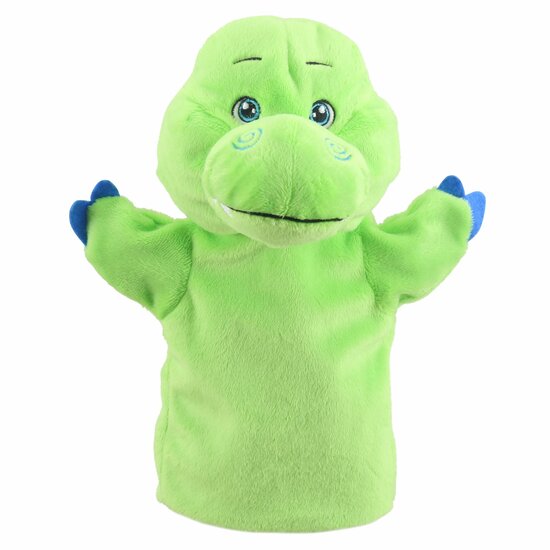 PC003841 groen - My First Dinosaur - handpop