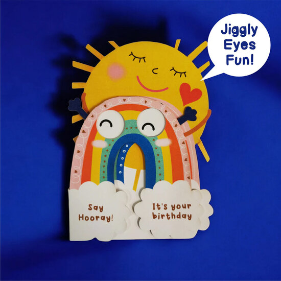 WB008 laser gesneden kaart Aww! so cute! - birthday zon