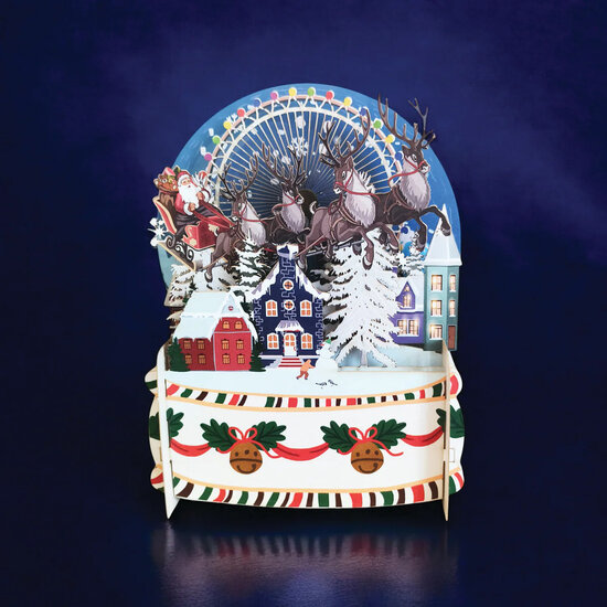 xpop060 pop-up kerstkaart - arrenslee