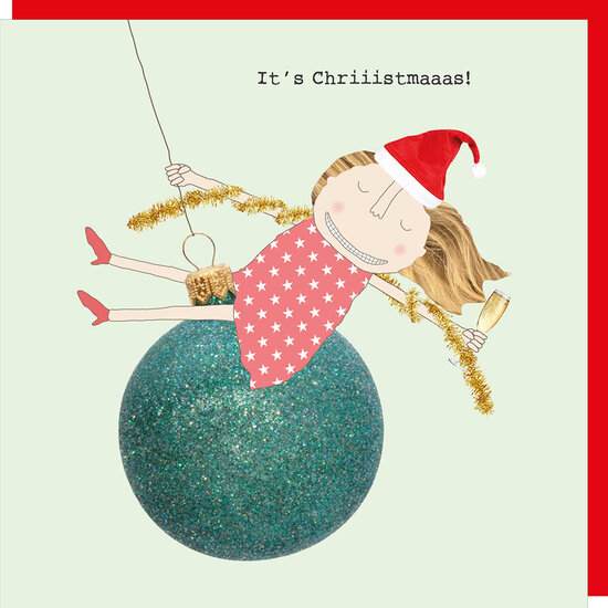 xGF111 &ndash; Rosie made a thing kerstkaart - it&#039;s chriiiistmaaas