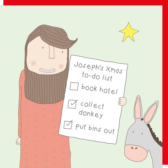 xGF114 &ndash; Rosie made a thing kerstkaart - to do