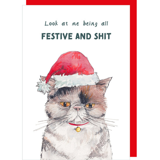 xTT009 &ndash; Rosie made a thing - Tipp Top kerstkaart - festive
